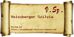 Veiszberger Szilvia névjegykártya